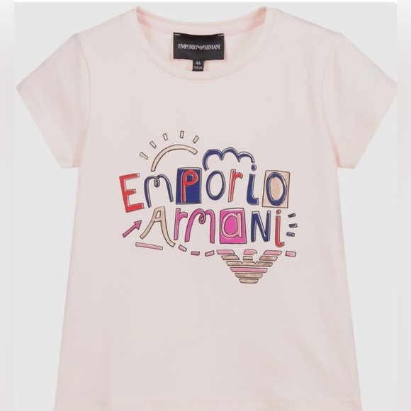 Emporio Armani teen girls pink t-shirt - Picture 1 of 10